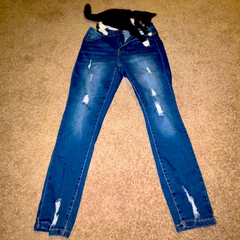 WAX SKINNY JEANS